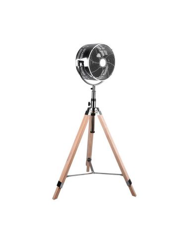 Ventilador de pé e chão muito potente Ø28cm TROMSÖ Estilo Industrial 3 Velocidades | LeonLeds