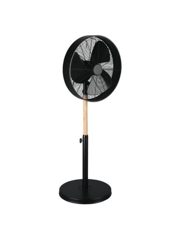 Ventilador Suelo Estilo Industrial Muy Potente VIKING Altura Ajustable | LeonLeds