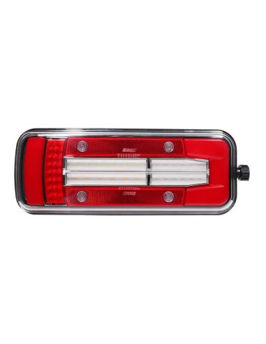 Luz LED para caminhão com conector lateral 7 pinos Glo Track 12V 24V Lucidity 26064PLH-V