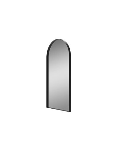 Miroir sans éclairage, avec cadre en forme d'arc GIORGIA 120cmx60cm Noir