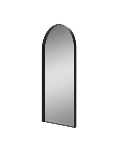 Miroir pleine longueur non éclairé avec cadre en forme d'arc GIORGIA 170cmx70cm Noir