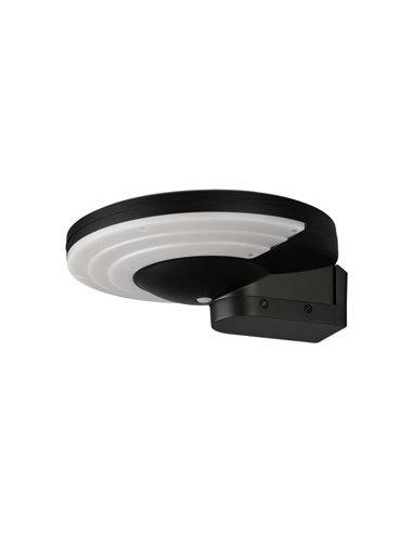 Applique Solaire LED Texturée Anthracite GLOSS, LED 5W 3000K 500lm, IP65, Batterie Intégrée, Pour Extérieur