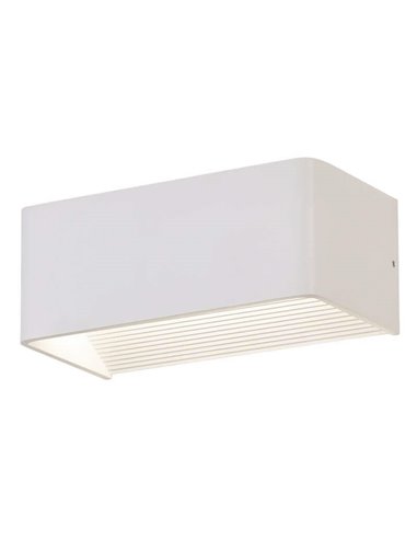 Applique d'intérieur LED rectangulaire ICON 20cm 10,5W 1100lm 2700K-3000K Blanc/Noir/Or avec interrupteur coulissant