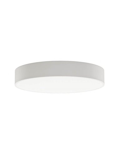 Plafon LED circular ISIA Ø60cm Branco/Preto/Dourado, 55W 5250lm, Interruptor deslizante Kelvin 3000K-4000K com interruptor desli