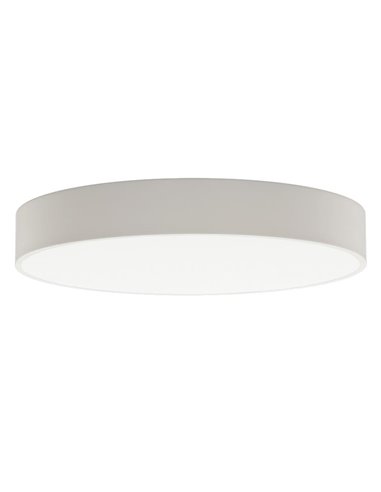 ISIA grande plafon LED circular Ø80cm branco/preto/dourado, 88W 8440lm, interruptor deslizante Kelvin 3000K-4000K com interrupto