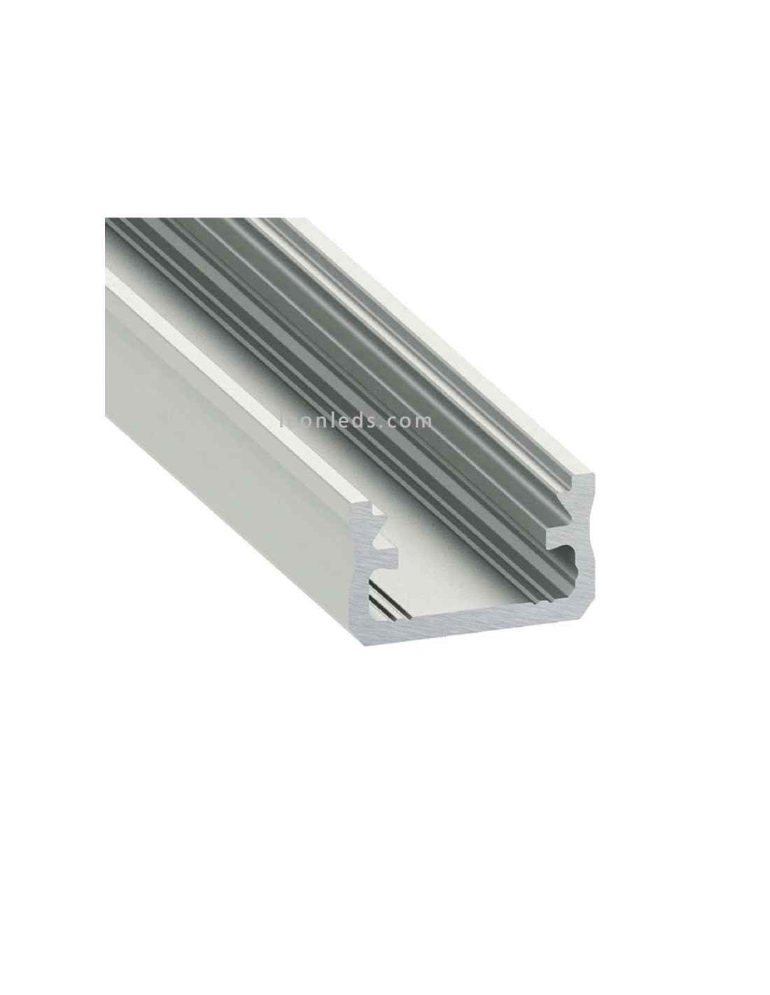 Perfil De Aluminio Superficie Para Tira LED Con Difusor 0809 - 2M