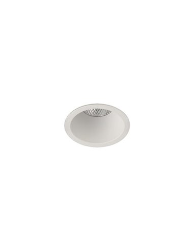 Downlight empotrable LED COB blanco KIDAL, Ø6cm 5W IP44 2700K/3000K/4000K 495lm/540lm/580lm 