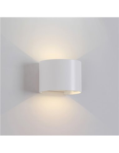 Applique d'extérieur LED DAVOS ronde 4000K 1100 Lm IP54 différentes couleurs