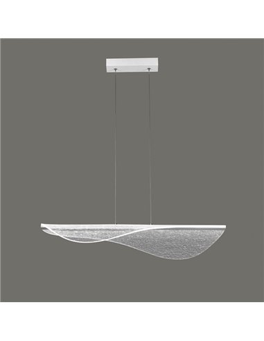 BIANCA Candeeiro suspenso LED regulável branco 3000K, grande 50W (3000 Lm) ou pequeno 40W (2450Lm)