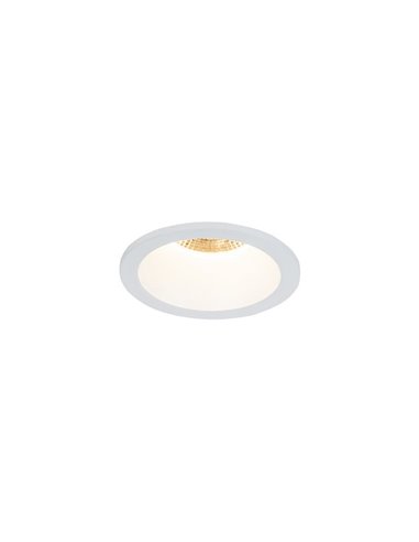 COMFORT IP Encastré Downlight Rond Blanc/Noir Mat