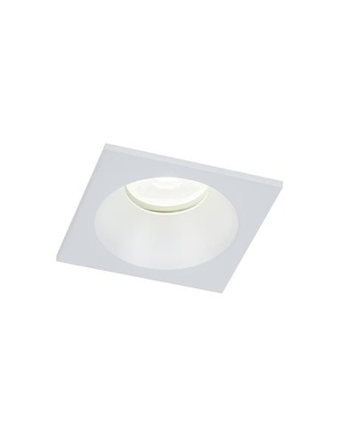 Downlight Empotrable COMFORT IP Cuadrado Blanco/Negro Mate