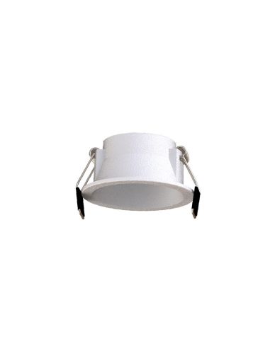 Anel Redondo Embutido LED 6W Moldura SUNSET Branco/Preto/Dourado