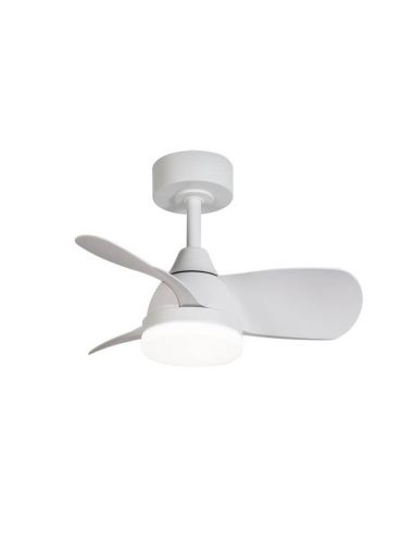 BYAN Mini Ventilateur de Plafond LED Blanc 18W 2000Lm CCT Dim