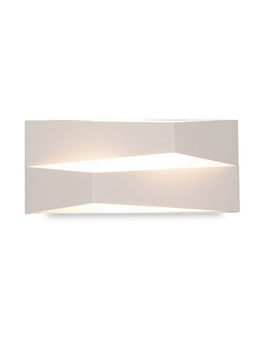 Aplique de pared LED 10W 3000K FUJI 3000K 920 Lm blanco/negro