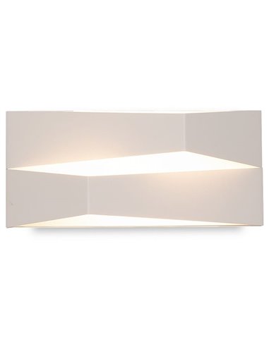 Aplique LED de pared 14W 3000K FUJI 3000K 1250 Lm blanco/negro