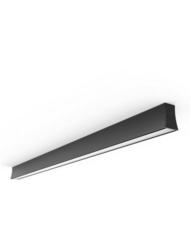 Plafón LED de techo HANOK 38W 110º Negro 3000K-2850 Lm / 4000K-3000 Lm