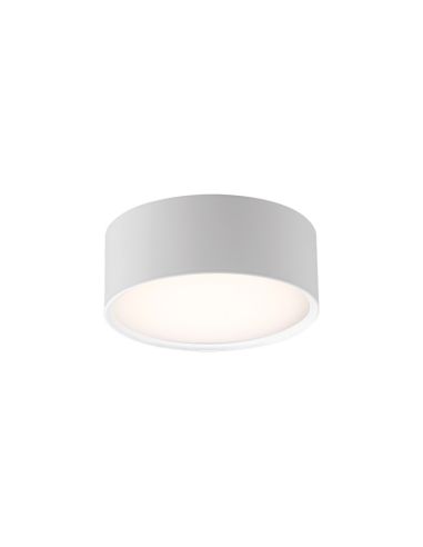 Plafón LED LINUS 9cm 6W 500lm 2700K-3000K Blanco/Negro | LeonLeds