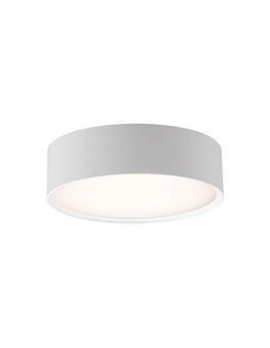 Plafón LED LINUS 14cm 18W 1700lm 2700K-3000K Blanco/Negro | LeonLeds