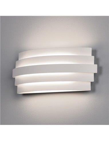 Applique LED LUXOR 30cm 20W 1200lm 2700K-3000K avec interrupteur coulissant Blanc/Noir/Or