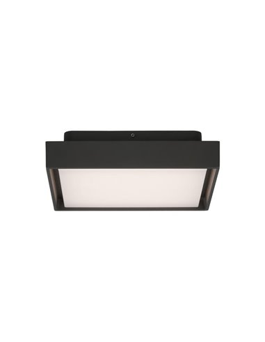 Plafón exterior LED NEXUS 23cm Antracita Texturado, 10W 3000K 1060lm, IP65