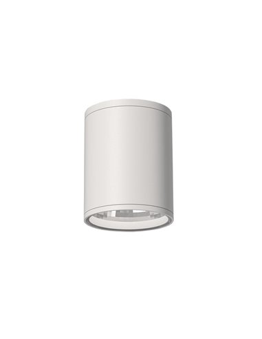 Plafon exterior branco texturizado NORI, para lâmpada LED E27 15W, IP65