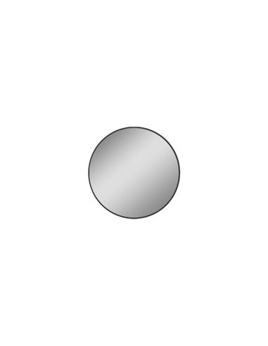 Miroir rond sans éclairage Noir, différentes tailles : Ø61cm - Ø81cm - Ø101cm