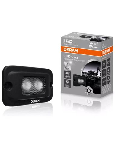 Potentes Luces LED de Trabajo OSRAM LEDriving Montaje Empotrado WL VX100-FL | Iluminación de Campo Cercano y Lejano