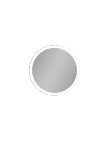 Miroir lumineux LED rond PETRA, bouton tactile, 58W 3000K 3927lm, IP44