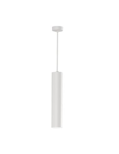 Candeeiro suspenso LED COB 12W 3000K 1240lm PIPE, Branco/Preto Texturizado