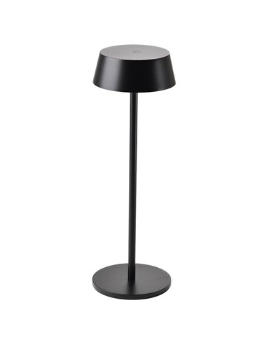 Lampe de table LED d'extérieur K4, intensité tactile variable 3000K 180Lm, rechargeable, sans prises noires