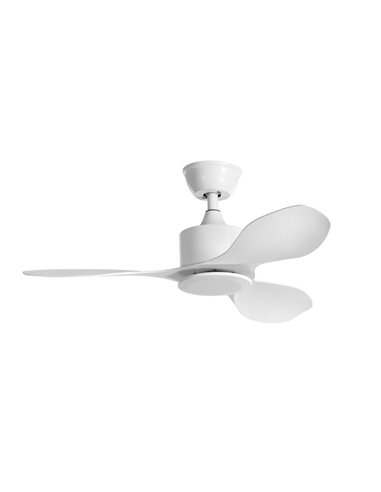 Ventilateur de Plafond RIGA WO XS Blanc Sans Lumière Ø96 DC 30W 3 Pales