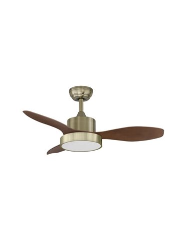 Ventilador de Teto LED 24W RIGA XS bronze Ø96 DC 30W Dimable 3000K-4000K-6000K