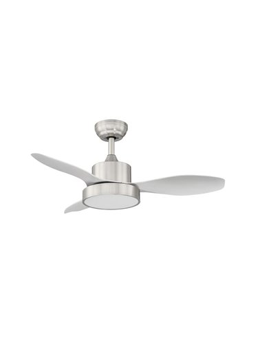 Ventilateur de plafond LED 24W RIGA XS chrome Ø96 DC 30W 3A Dimable 3000K-4000K-6000K