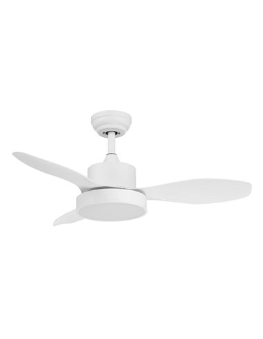 Ventilador de Teto LED 24W RIGA XS branco Ø96 DC 30W Dimable 3000K-4000K-6000K