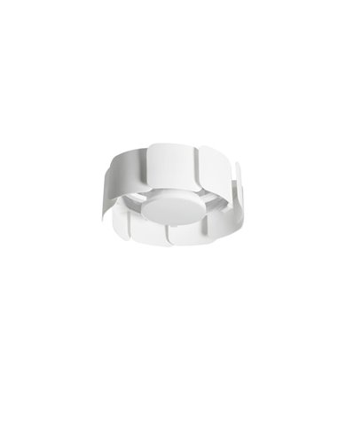 VENTI SNAIL ventilateur LED rond avec lumière blanc Ø40 DC 20W LED 24W CCT