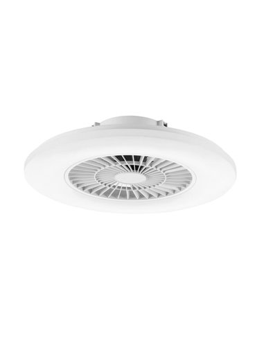 Plafón Ventilador WIND OPAL con aspas ocultas Ø60 DC 20W LED 40W CCT