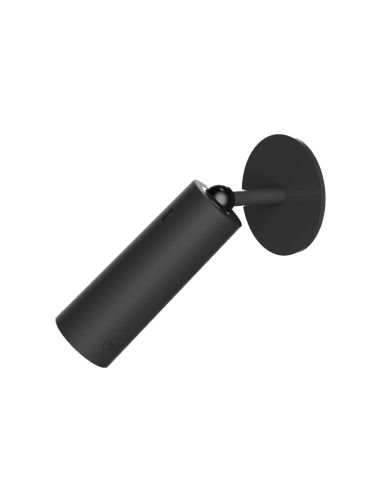 Applique LED sans fil ROLL 4 avec accessoire mural magnétique, tactile, noir 3W -sans fil--