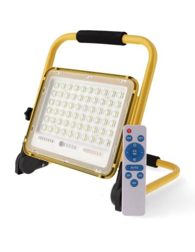 Proyector LED Recargable Portátil 30W - Luz de Trabajo Impermeable 2700lm con mando a distancia