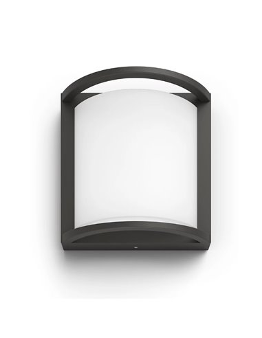 Applique d'extérieur LED SAMONDRA anthracite 12W 4000K, étanche