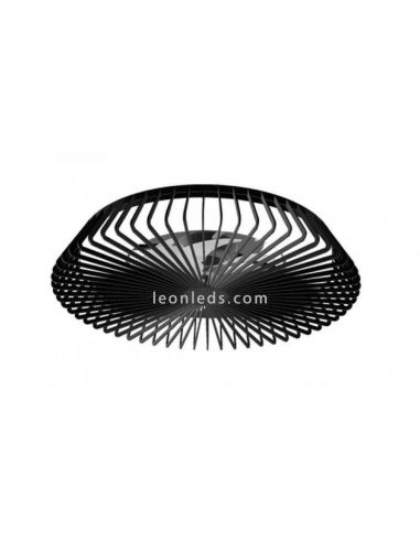 Ventilador de Techo LED Himalaya Mantra Negro con luz LED regulable y control remoto Mantra 7121