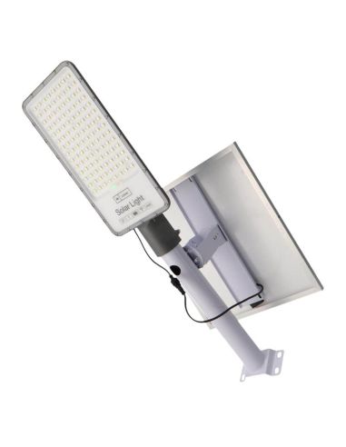 Maxlight 250W LED Poste Solar para Iluminação Pública com Sensor Crepuscular e Controle Remoto