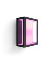 Aplique de pared LED exterior Negro Impress cuadrado 15W IP44 2000 - 6500 Hue White Color Ambiance, cambia de color