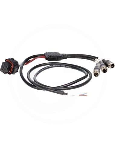 Adaptador de Vídeo para 3 Camaras 4 Pin Jonh Deere Monitor Color GreenStar 3 2620