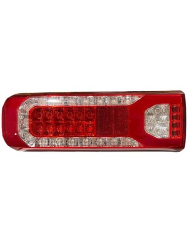 Lanterna traseira LED para Mercedes Actros MP4 esquerda e direita | Conector lateral | OEM 0035443203 e 0035443403