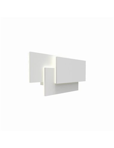 Applique murale LED d'intérieur TAHITI XL 12W 3000K 1080 Lm Blanc/Noir