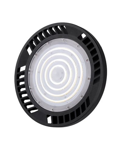 Campana LED Industrial URANO negra Potente 150W, 60º/90º/120º - 4000K-21000Lm/5000K-22500Lm