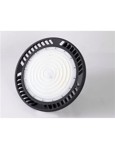 Campana LED Industrial URANO negra Muy Potente 200W, 60º/90º/120º - 4000K-28000Lm/5000K-30000Lm