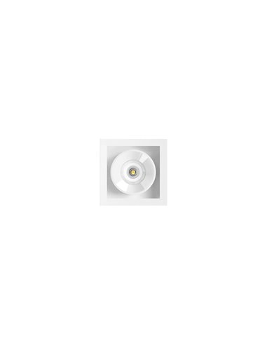 Downlight LED empotrable cuadrado BLACK FOSTER REC 1 FLOOD blanco 2700K/3000K/4000K