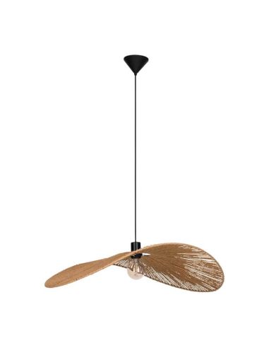 Plafonnier Pamela 80Cm en Fibre Naturelle Collection Siruela 31992