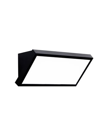 Aplique de exterior LED rectangular CREEK - 20W - CCT 2700K-3300K-4000K negro/blanco/corten